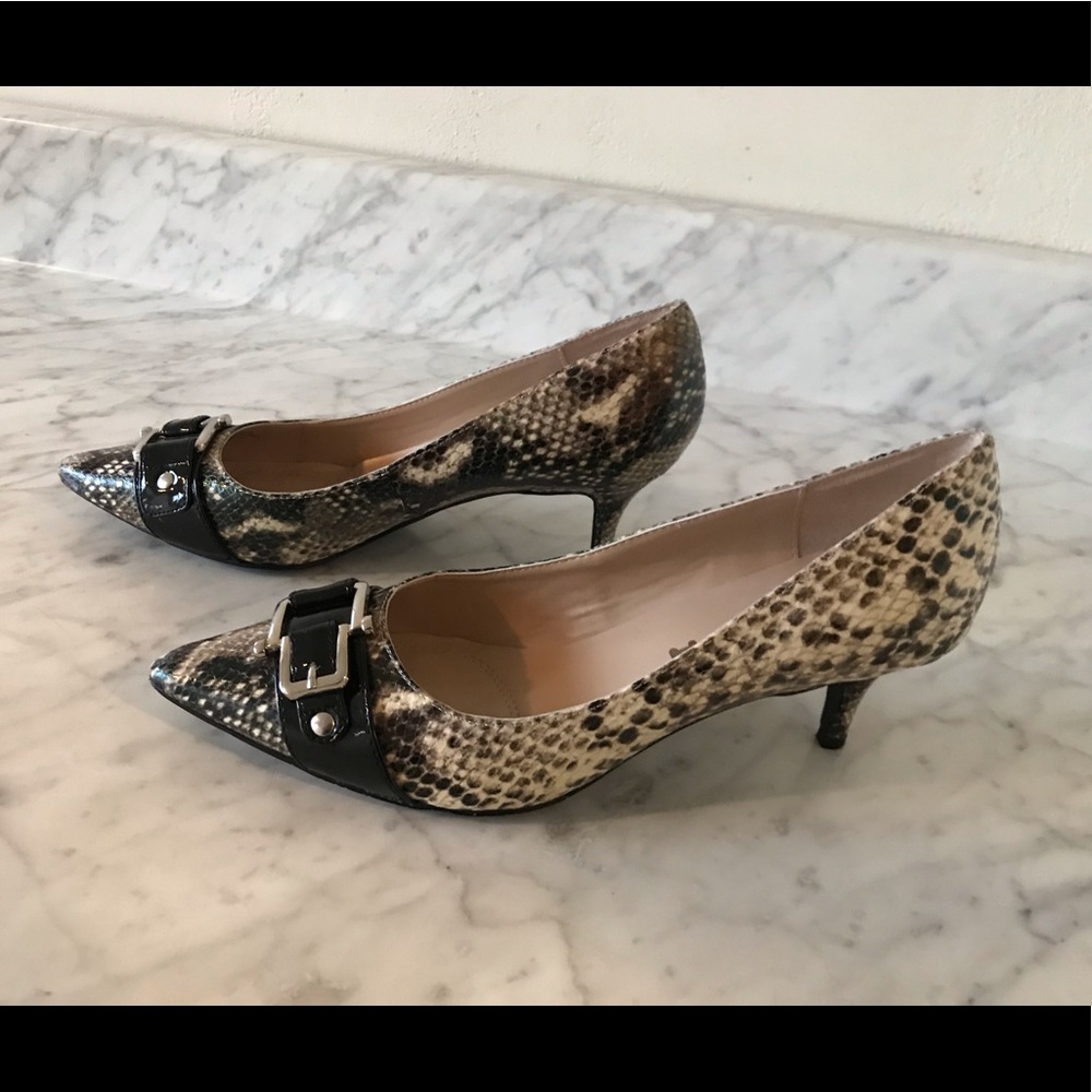 Sexy Snakeskin Print Heels